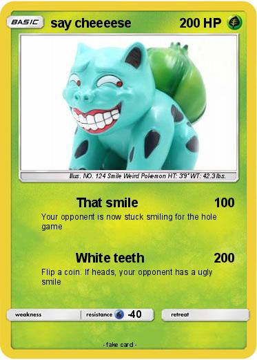 Pokemon say cheeeese