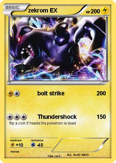 Pokemon zekrom EX