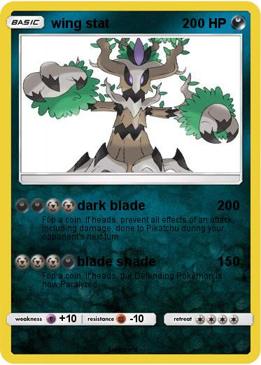 Pokemon wing stat