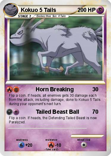 Pokemon Kokuo 5 Tails