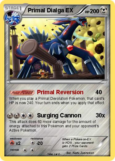 Pokemon Primal Dialga EX