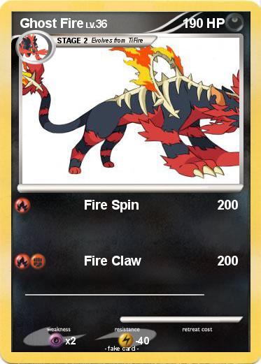 Pokemon Ghost Fire