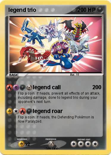 Pokemon legend trio