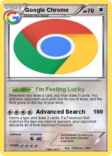 Pokemon Google Chrome