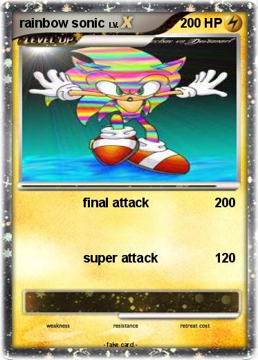 Pokemon rainbow sonic