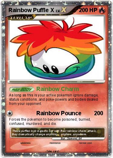 Pokemon Rainbow Puffle X