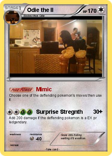Pokemon Odie the II