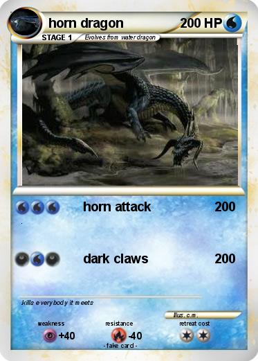 Pokemon horn dragon