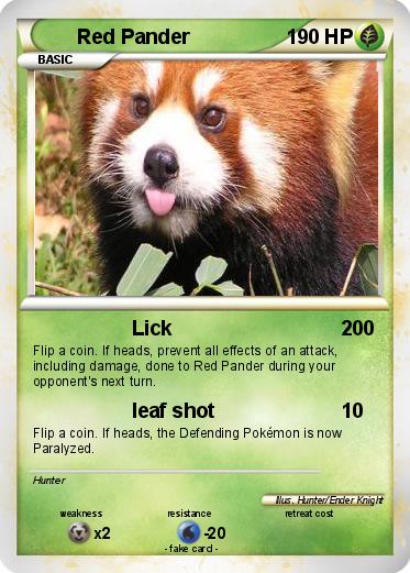 Pokemon Red Pander