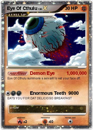 Pokemon Eye Of Cthulu