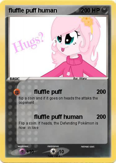 Pokemon fluffle puff human