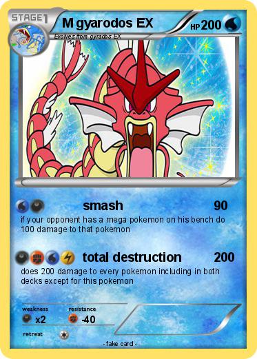 Pokemon M gyarodos EX