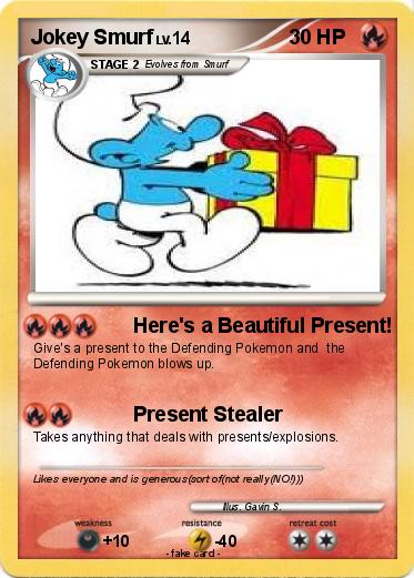 Pokemon Jokey Smurf