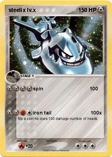 Pokemon steelix lv.x