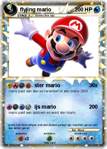 Pokemon flyjing mario