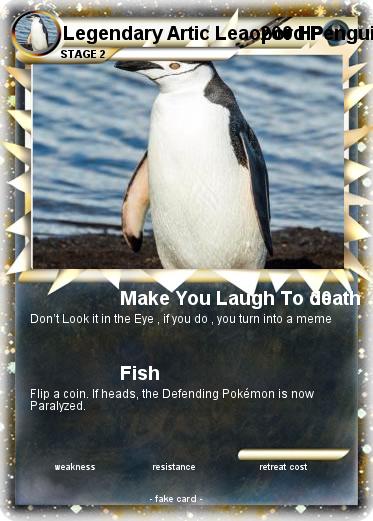 Pokemon Legendary Artic Leaopord Penguin