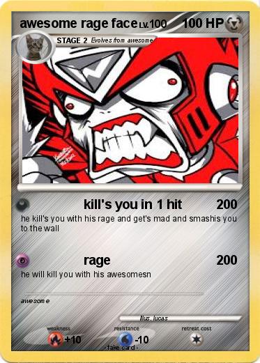 Pokemon awesome rage face