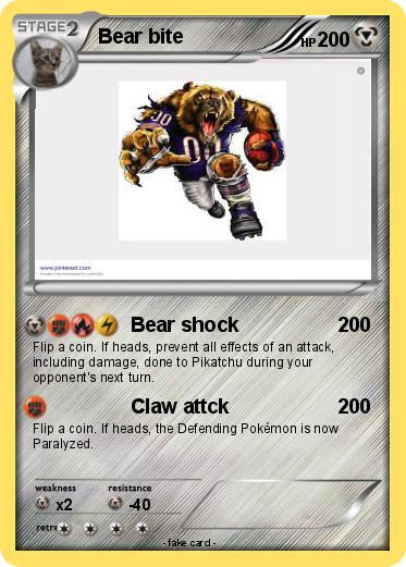 Pokemon Bear bite