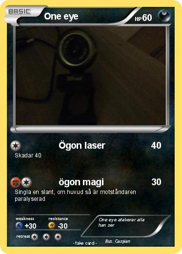 Pokemon One eye