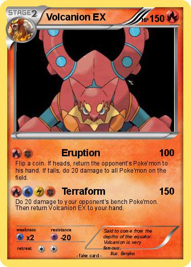 Pokemon Volcanion EX