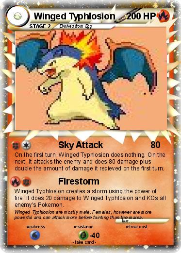 Pokemon Winged Typhlosion