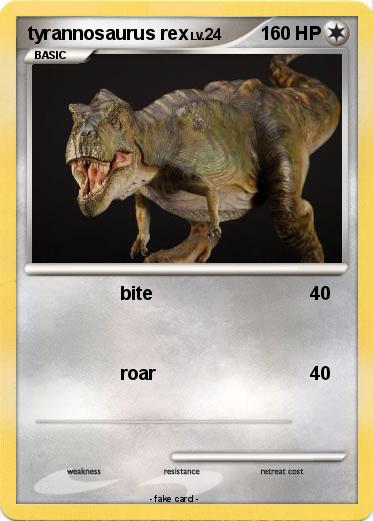 Pokemon tyrannosaurus rex