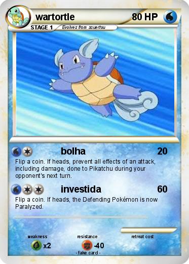Pokemon wartortle