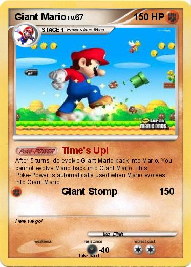 Pokemon Giant Mario
