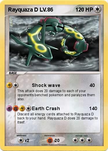 Pokemon Rayquaza D LV.86