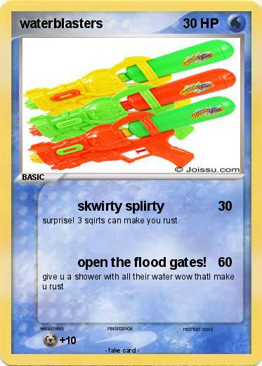 Pokemon waterblasters