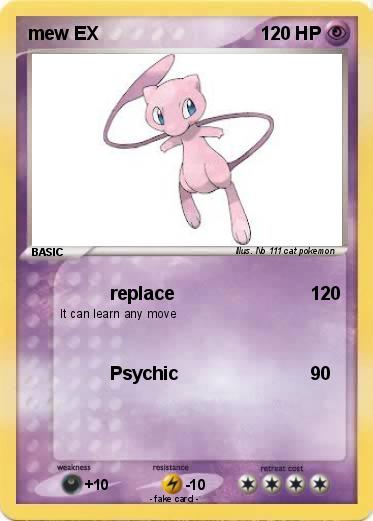 Pokemon mew EX