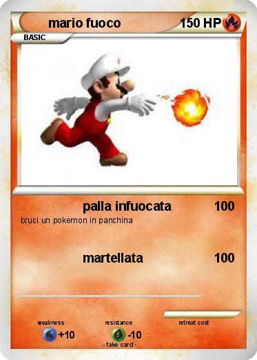 Pokemon mario fuoco