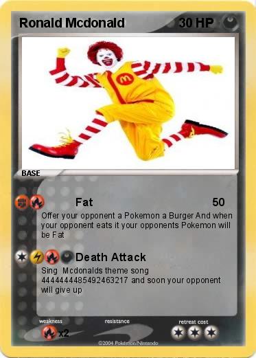 Pokemon Ronald Mcdonald              