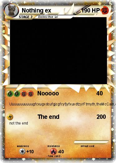 Pokemon Nothing ex