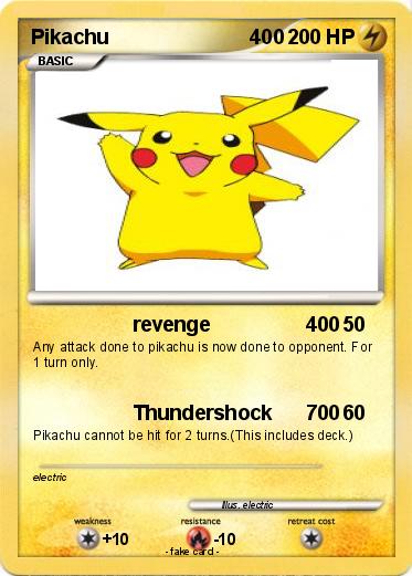 Pokemon Pikachu                         400