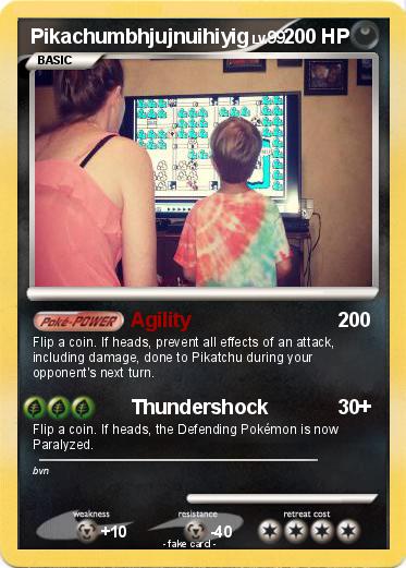 Pokemon Pikachumbhjujnuihiyig