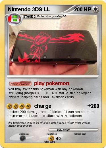 Pokemon Nintendo 3DS LL