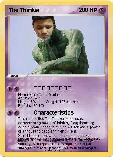 Pokemon The Thinker