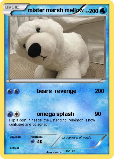 Pokemon mister marsh mellow