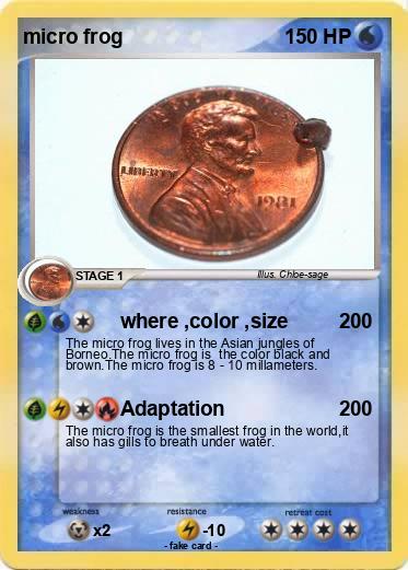 Pokemon micro frog