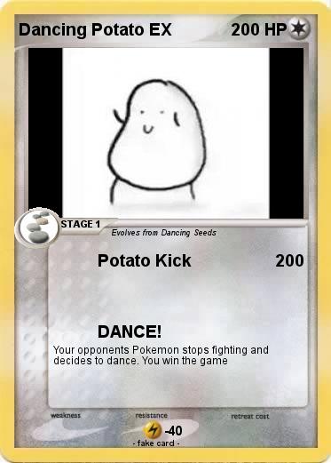 Pokemon Dancing Potato EX