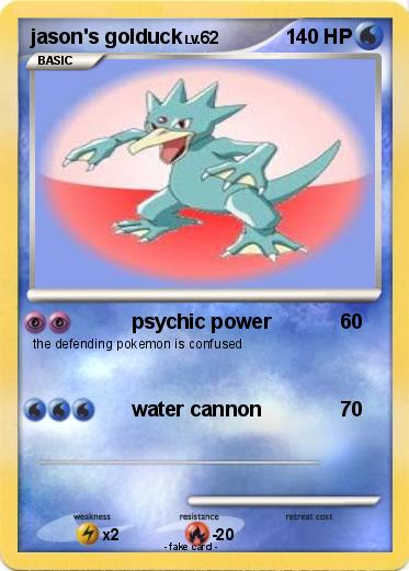 Pokemon jason's golduck