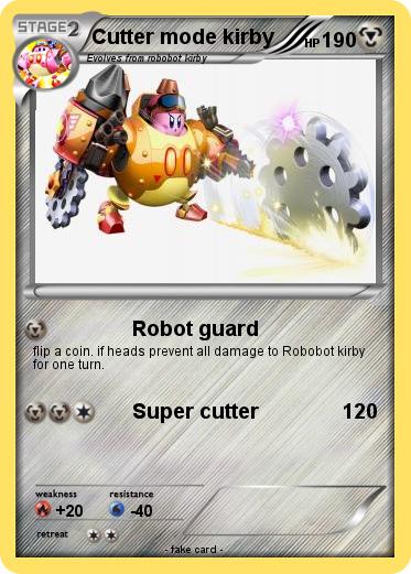 Pokemon Cutter mode kirby