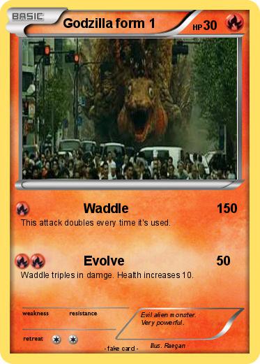 Pokemon Godzilla form 1