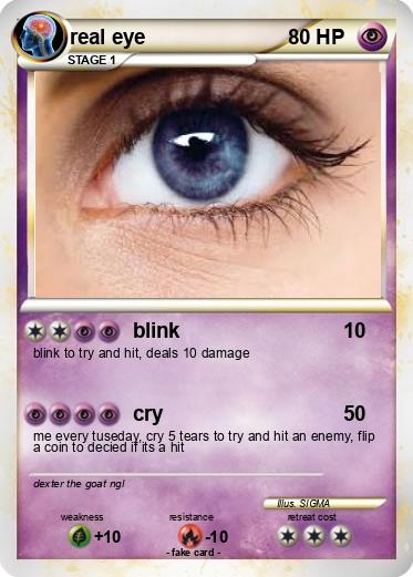 Pokemon real eye