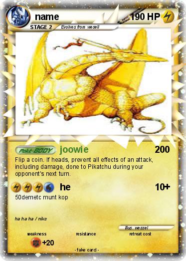 Pokemon name