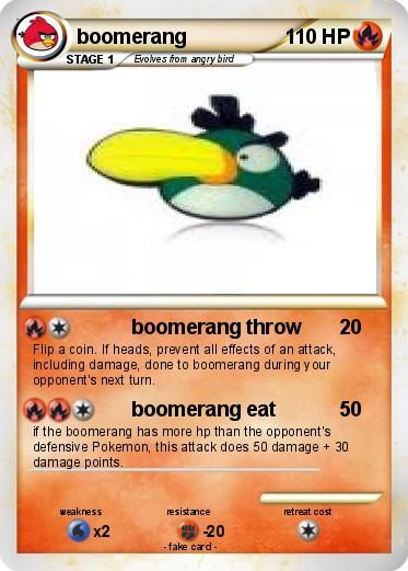 Pokemon boomerang