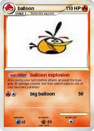 Pokemon balloon