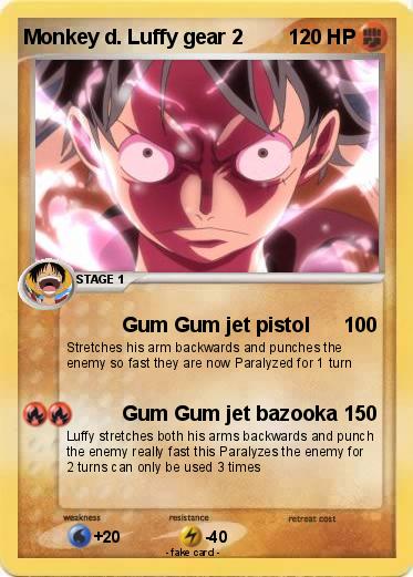Pokemon Monkey d. Luffy gear 2