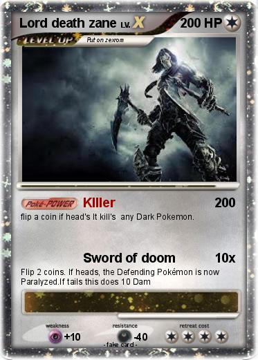 Pokemon Lord death zane